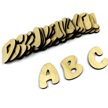 Wooden ABC complete Set of Letters for Kids Learning